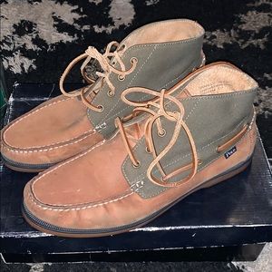 Men’s polo Brawley tan/green shoes